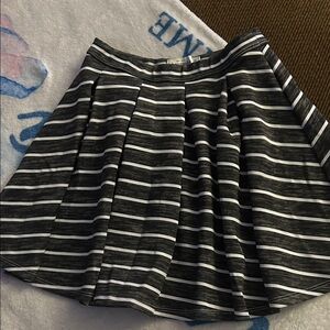 Abercrombie Kids Black and White Striped Skirt